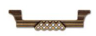 Maniglia «Atena» in metallo furnitura ottone brunito - 